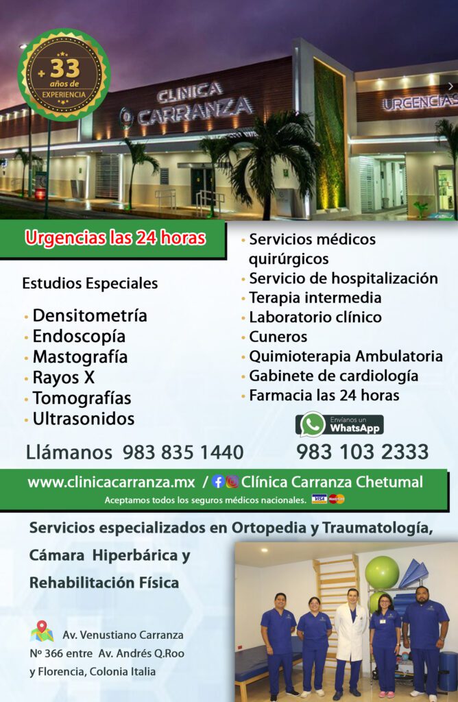 clinica carranza chetumal hospital medicos