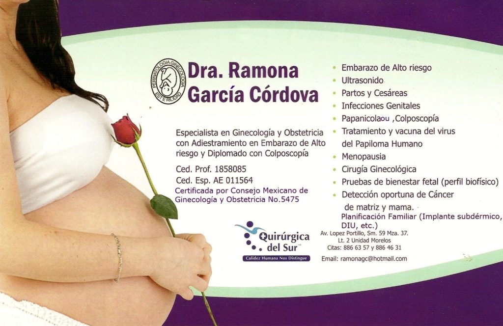 Ginecóloga y Obstetra en Cancún