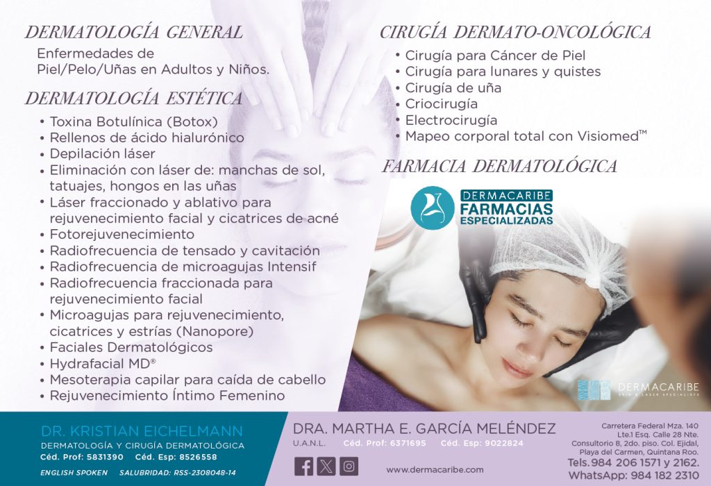 dermatologos en playa del carmen dermacaribe