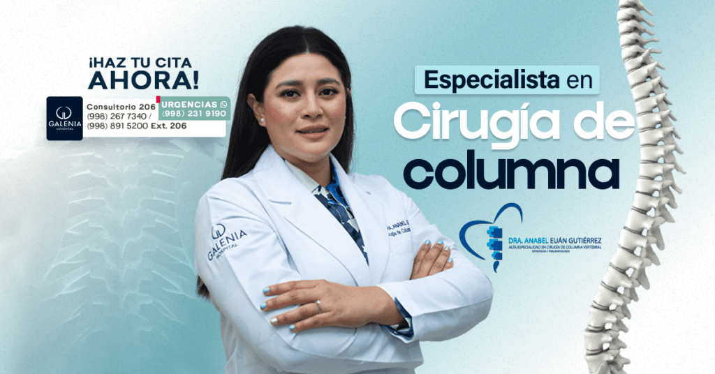 cirugia de columna cancun dra anabel euan