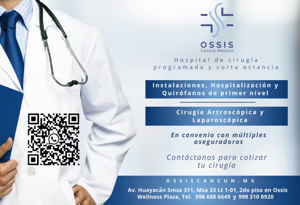 Ossis Centro Médico cancún huayacan consultorio